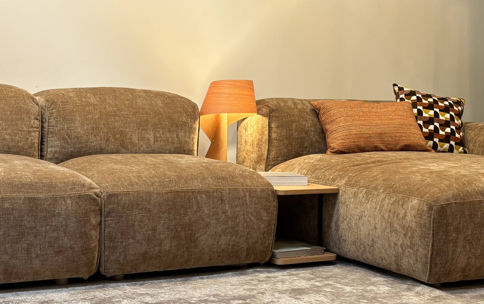 Sits :: Sofa narożna / narożnik tapicerowany Edda brązowa