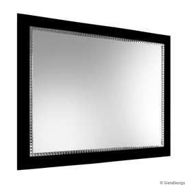 GieraDesign :: Spiegel Bracelet SQ rechteckig Bad 60x80 cm schwarz