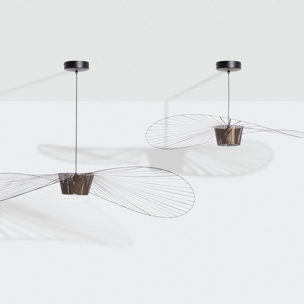 Petite Friture :: Lampa wisząca Vertigo Small brązowa śr. 110 cm