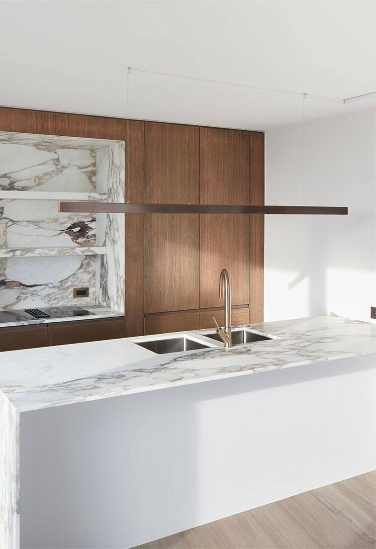 Anour :: I-Model Cordless Pendant Lamp, Width 250 cm, Brown Copper