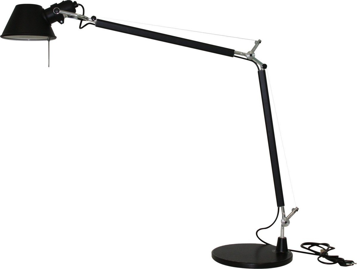 Artemide :: Schreibtischlampe aus Aluminium Tolomeo Höhe 64,5 cm schwarz