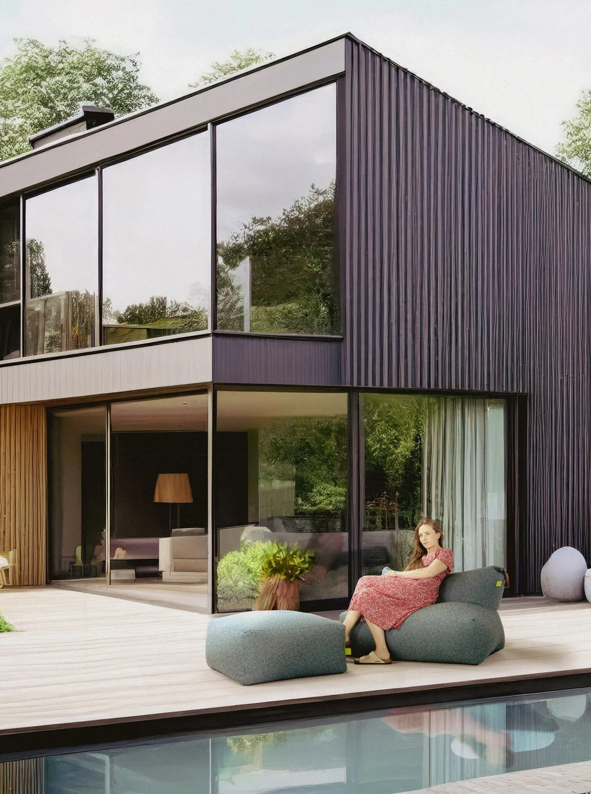 Garden Rabbit :: Breeze Gartenpouf 80x80 cm Farbe zur Auswahl