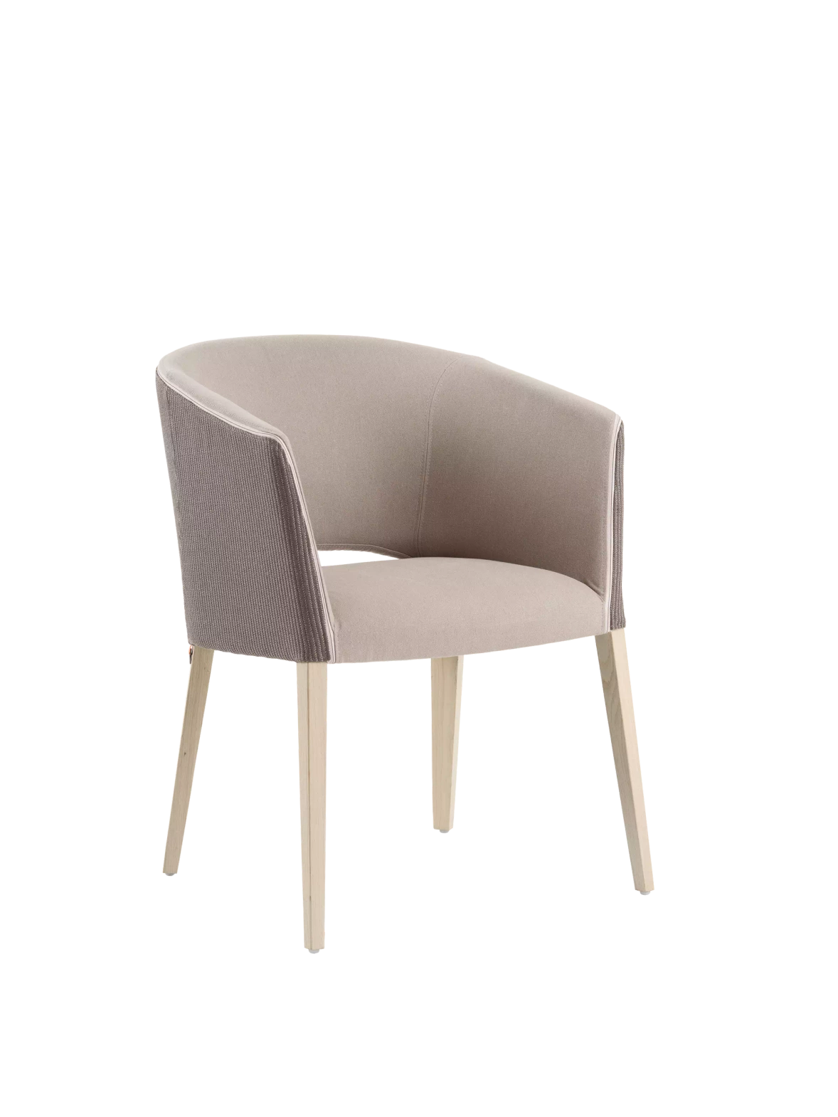 Mobitec :: Cuori C06 Polsterstuhl, Breite 60 cm, beige, mit Armlehnen