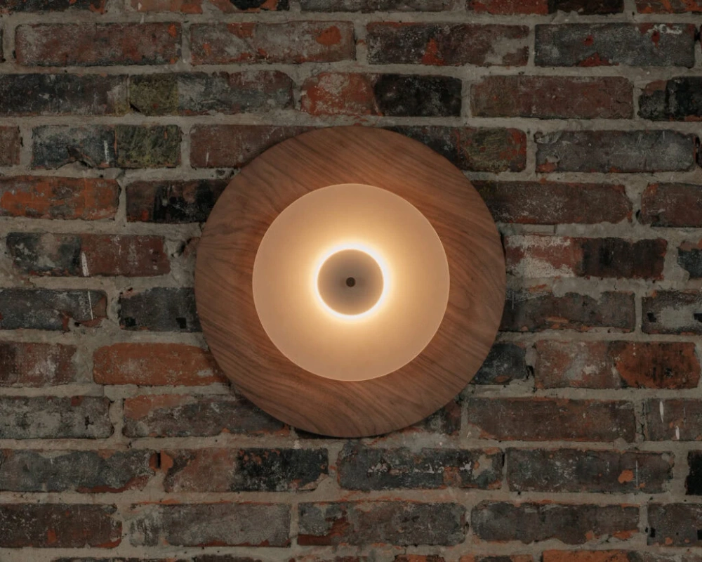 Loftlight :: Aeroplan Wood Wandleuchte/Wandleuchte, Durchmesser 47 cm