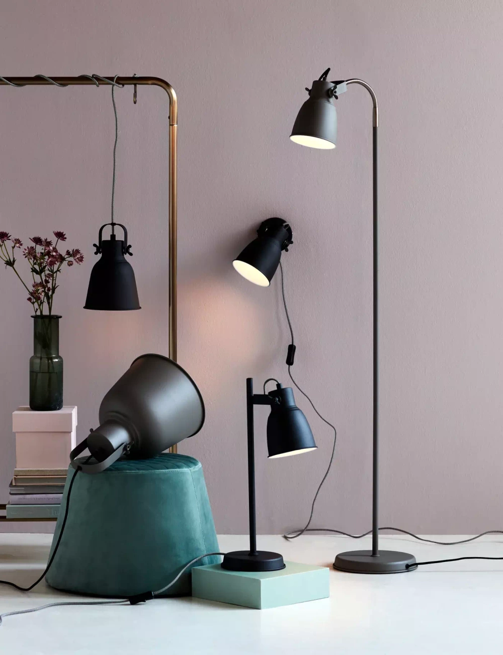 Nordlux :: Adrian metal black pendant lamp