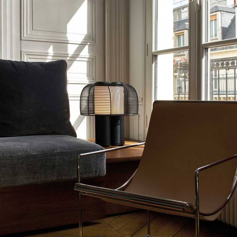 DCW:: Yasuke table lamp black height 44.3 cm