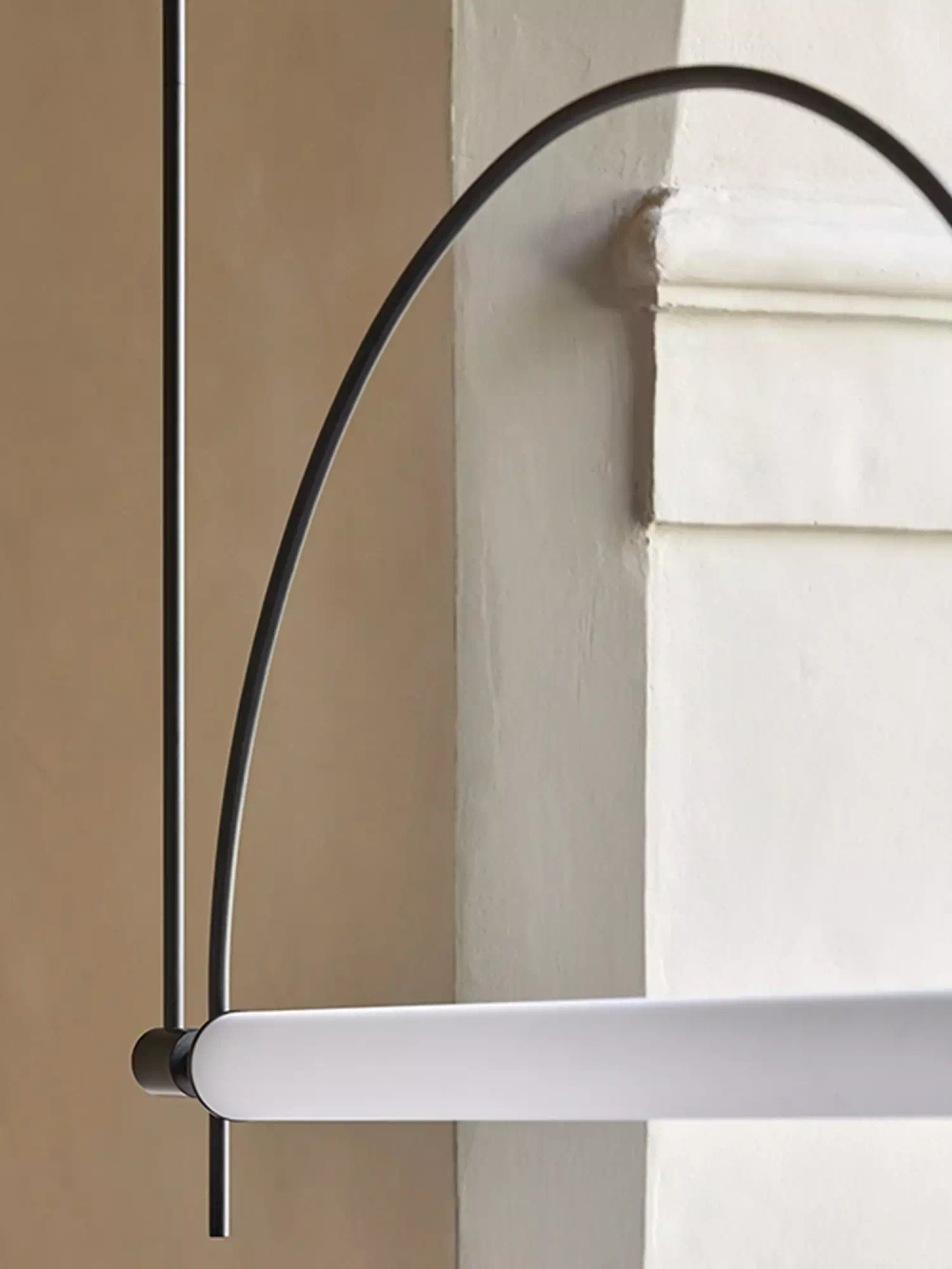 Aromas :: Pendant lamp Arc black width 100 cm