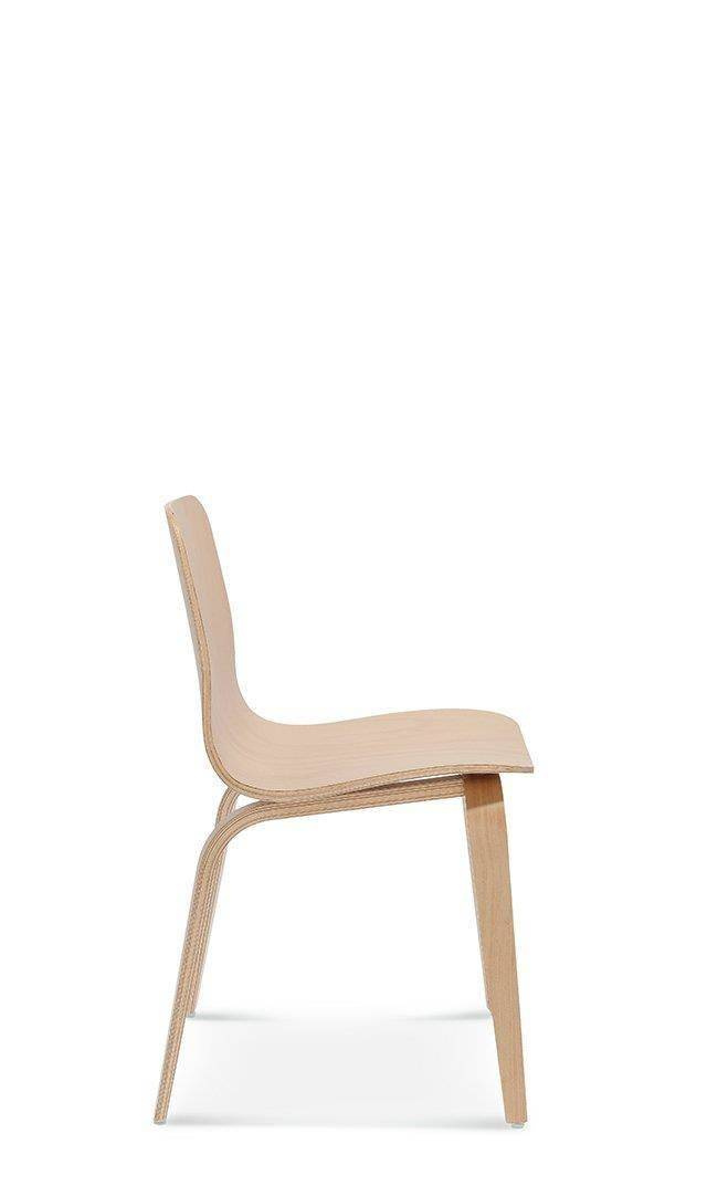 FAMEG :: Wood chair Hips lightbrown