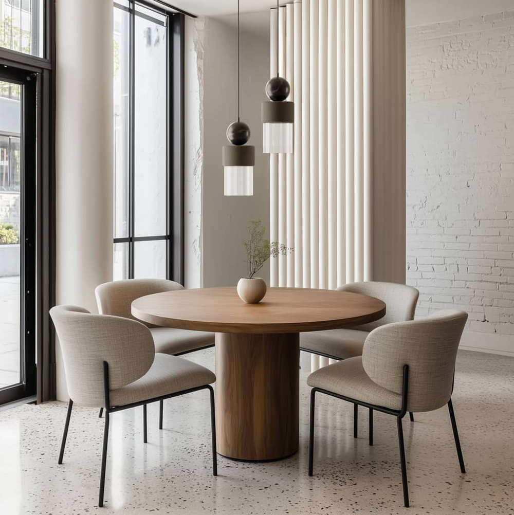 Aromas :: Glamm pendant lamp, diameter 12 cm, brown marble / light brown ceramic