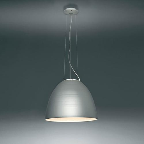 Artemide :: Lampa wisząca Nur aluminiowa szara śr. 55 cm