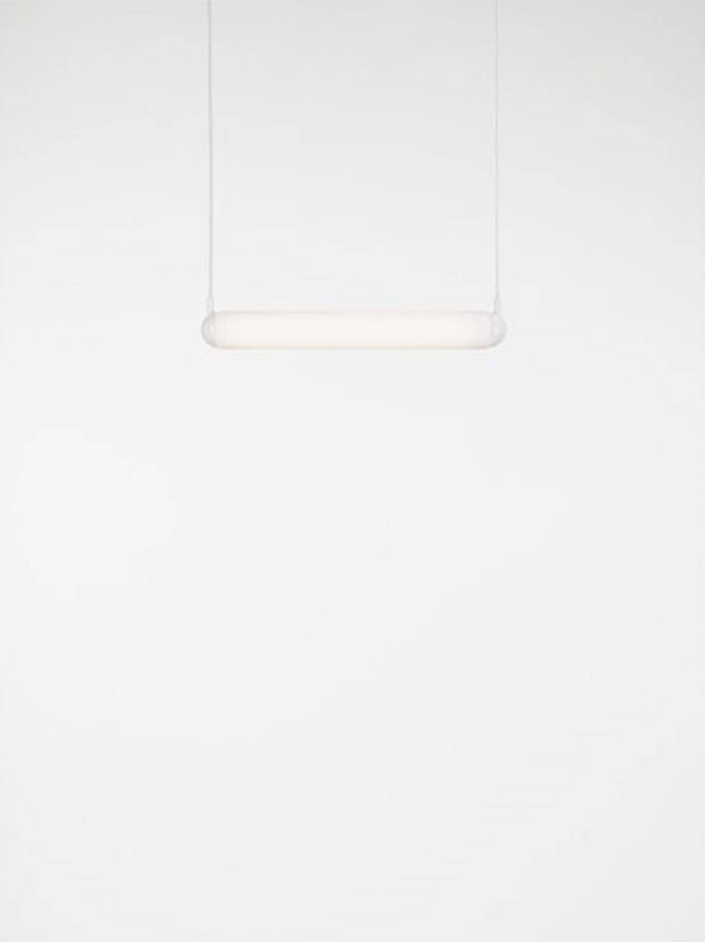 Brokis :: Pendent lamp Puro Solo Horizontal white W: 63 cm