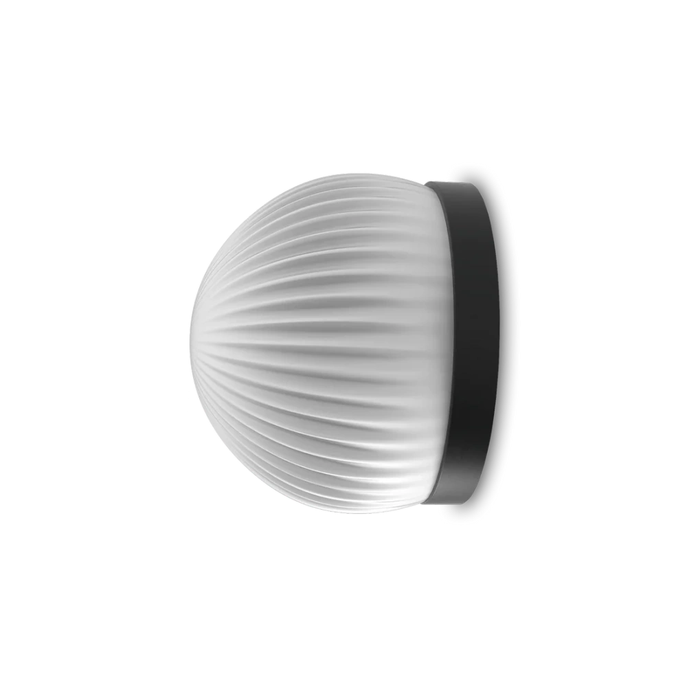 Robin :: Roi Simple black and white wall/ceiling lamp, diameter 12 cm