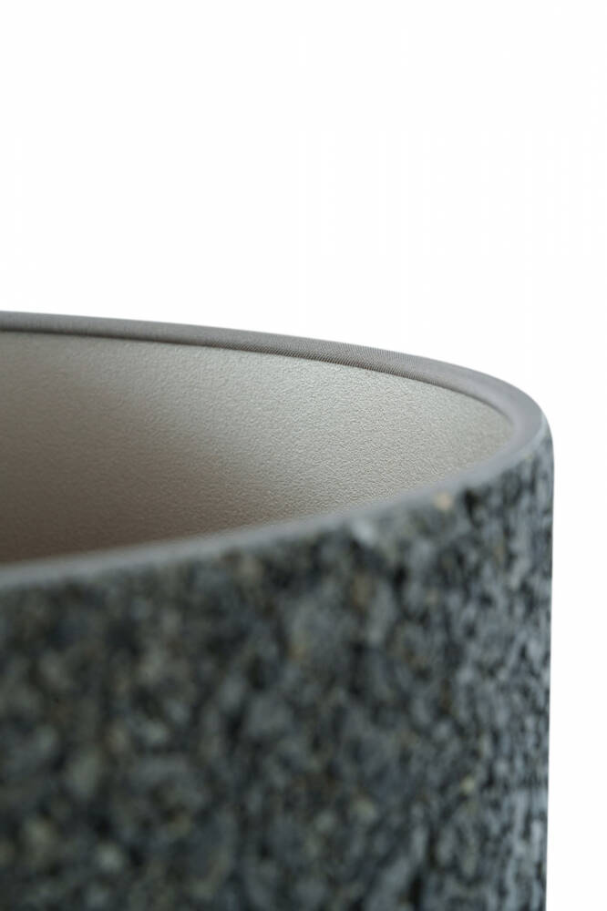 Kaspa :: Sawa Stone graphite table lamp, height 44 cm