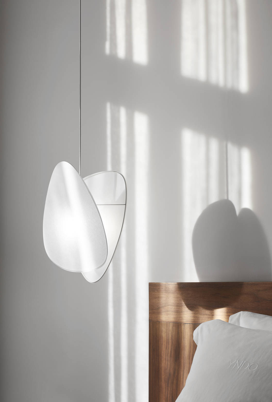 Market Set :: Hanging lamp Screen white shade H: 44,5 cm