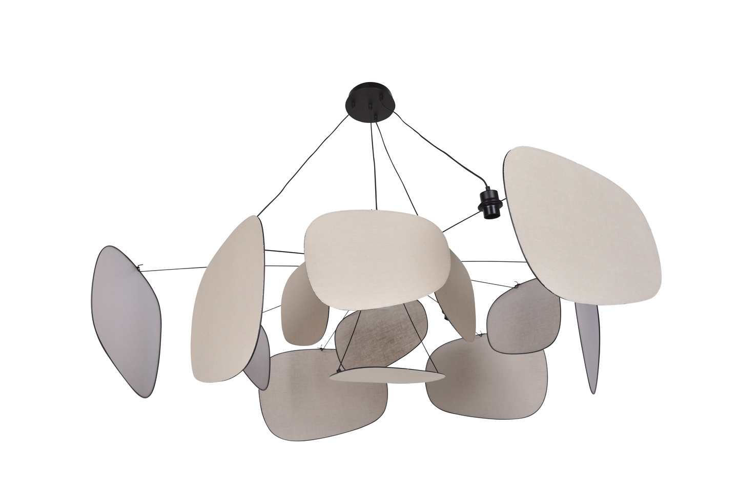 Market Set :: Lampa wisząca Screen 70's śr. 150 cm rozm. XXL lniana