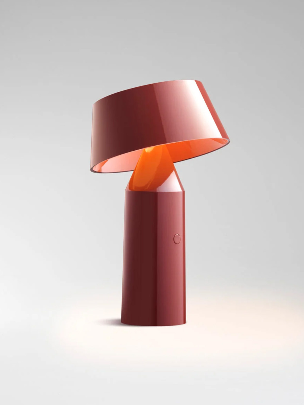 Marset :: Lampa stołowa Bicoca czerwona wys. 22,5 cm