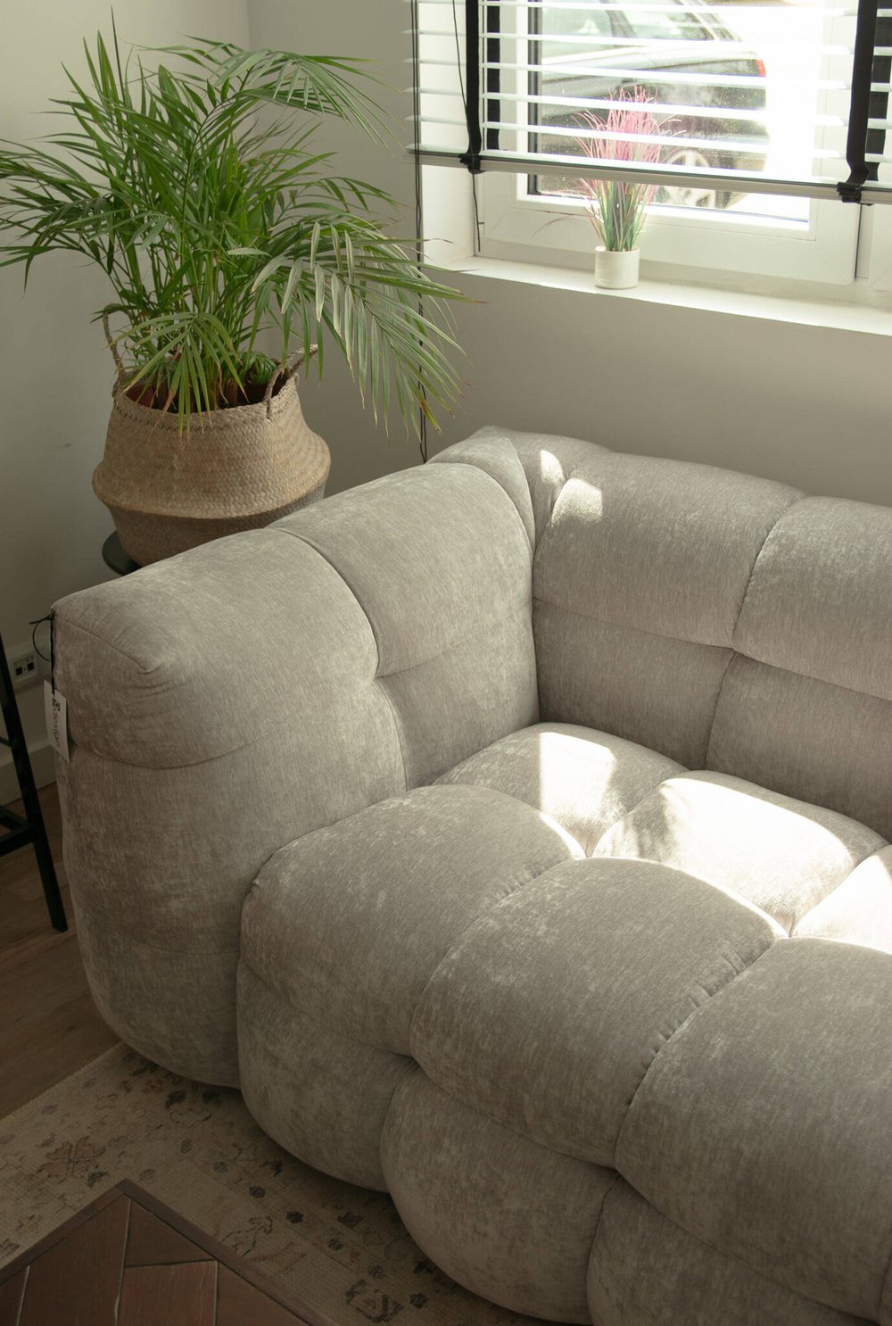 Nordic Line :: Michelle (ehemals Michelin) 3-Sitzer Polstersofa, grau, 236x68x105 cm