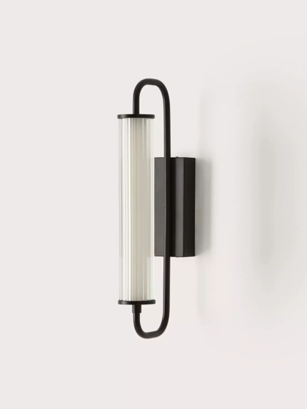 Aromas :: Ison wall lamp / sconce, height 43 cm, black, IP44