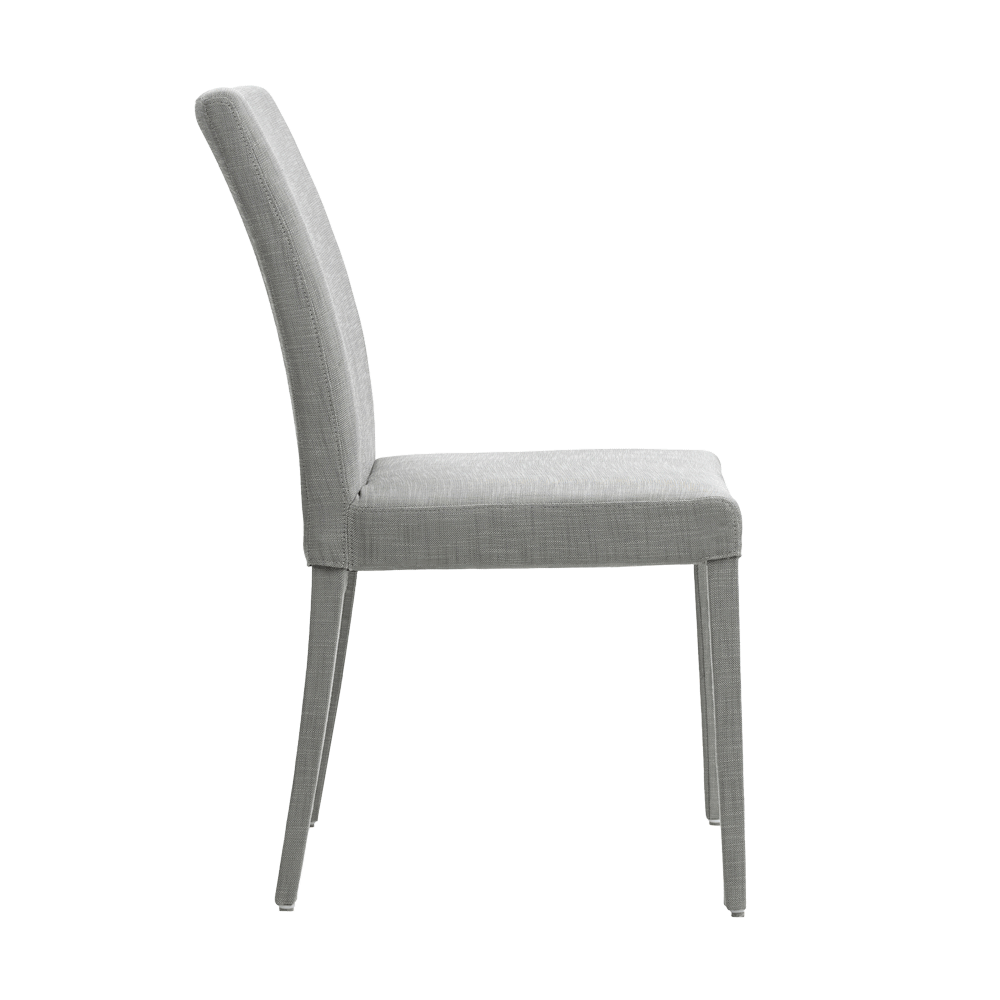 Mobitec :: Upholstered chair Slim C07 gray, width 49 cm