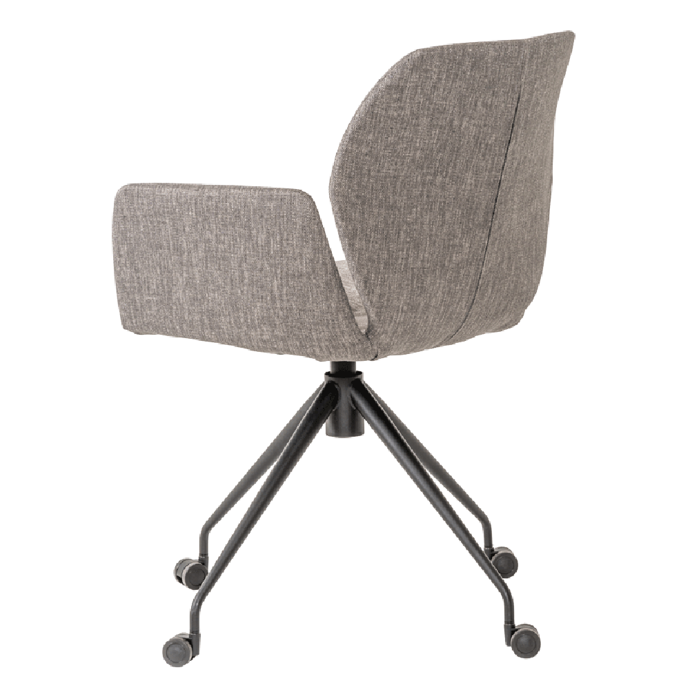 Mobitec :: Mood 95 office chair, swivel, 60 cm wide, with armrests, gray
