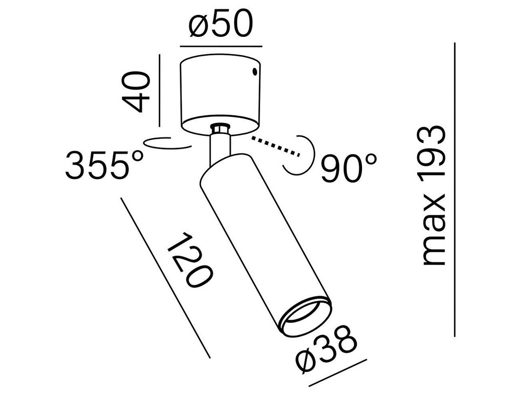 AQForm :: Surface-mounted PET next mini LED spotlight