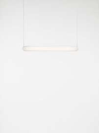 Brokis :: Hängelampe aus Glas Puro Solo Horizontal Breite 83 cm weiß