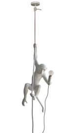Seletti :: Deckenlampe aus Harz Monkey Ceiling Höhe 37 cm weiß