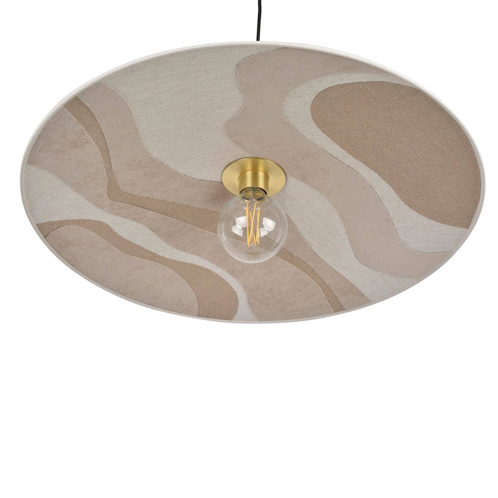 Market Set :: Sonia Laudet Malachite Sable Beige Pendant Lamp, Diameter 60 cm