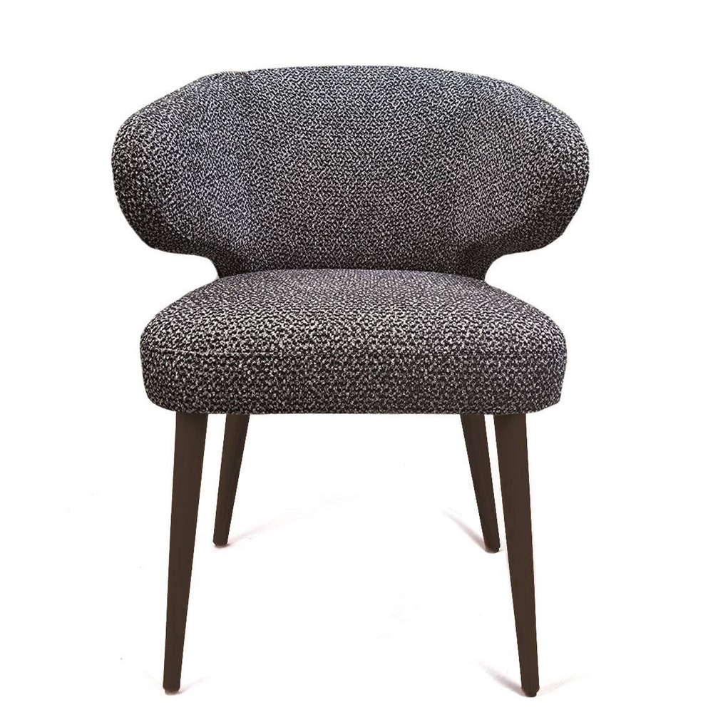 Claudie :: Aurora upholstered chair, gray, width 61.5 cm