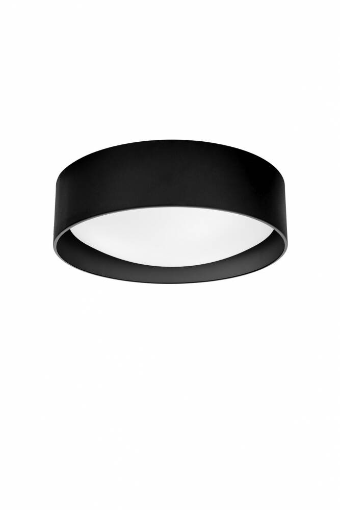 Kaspa :: Vero ceiling lamp / plafond size L black with black interior diameter 45 cm
