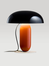 Marset :: Lampa stołowa Gambosa M wys. 41,3 cm czarno-pomarańczowa