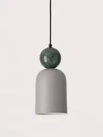 Aromas :: Hanging lamp Bell grey dia. 14 cm