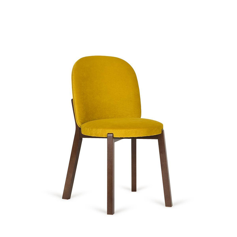 Paged :: Dot upholstered chair, yellow, width 46 cm