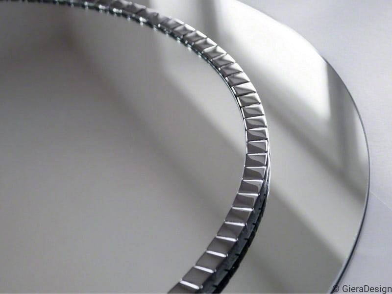 GieraDesign :: Lustro łazienkowe Bracelet okrągłe w lustrzanej oprawie śr. 60