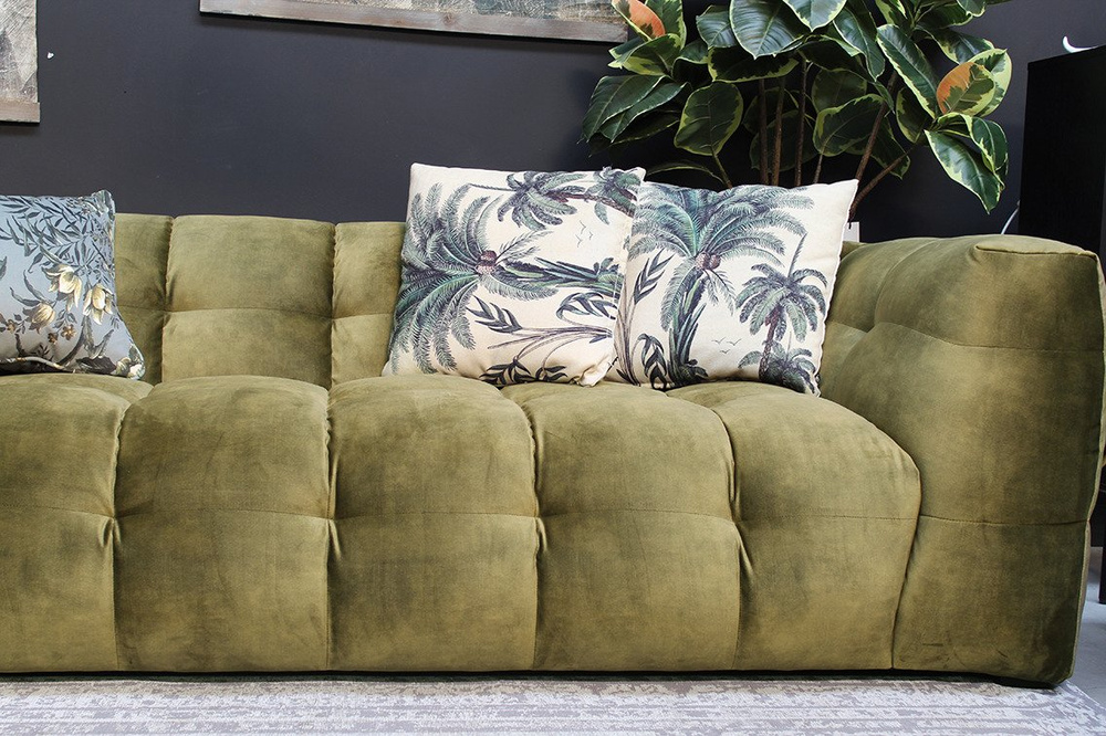 Nordic Line :: Sofa tapicerowana Michelle (dawniej Michelin) 3-osobowa zielona 236x68x105 cm