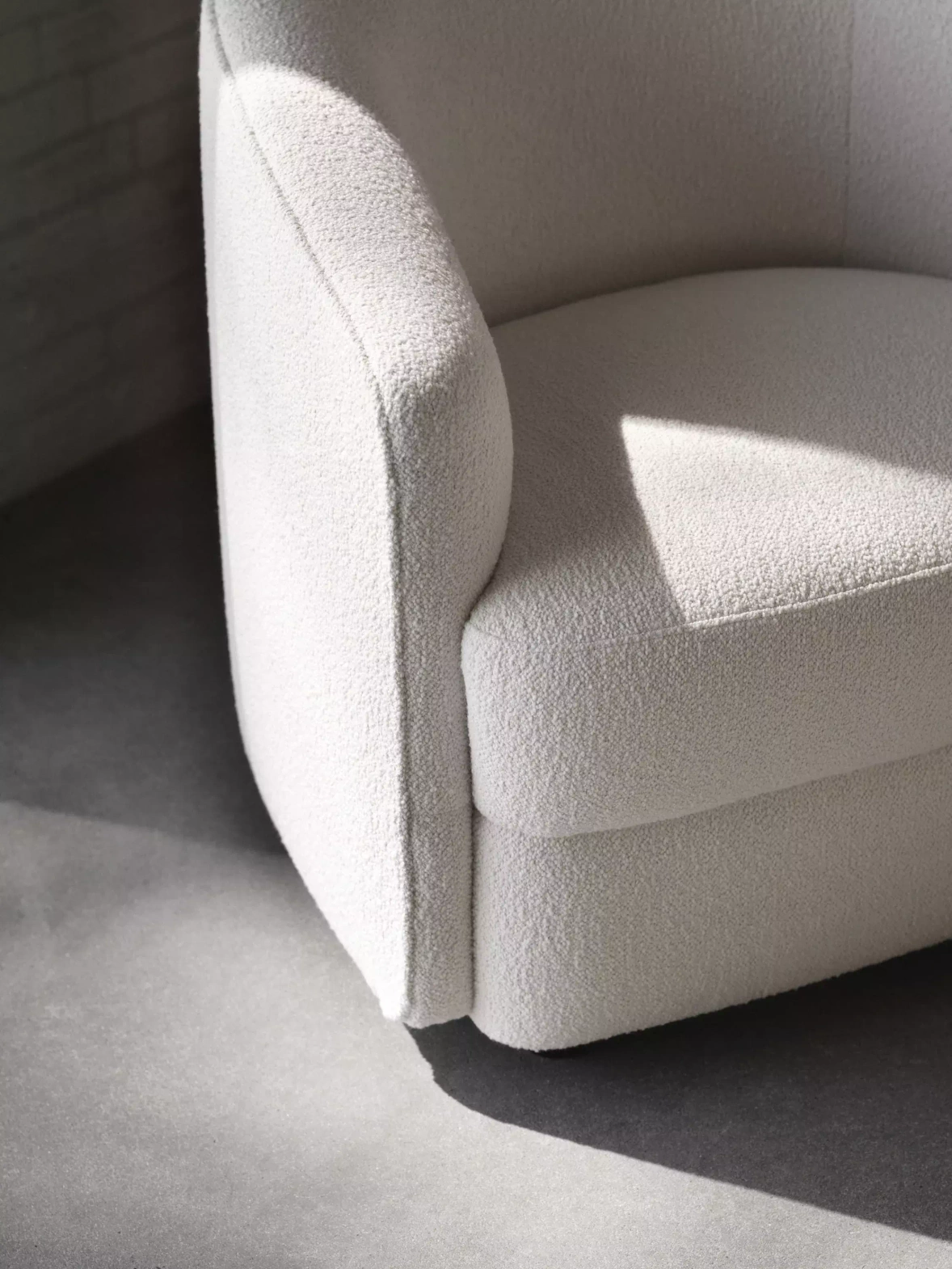New Works :: Covent Beige Upholstered Armchair