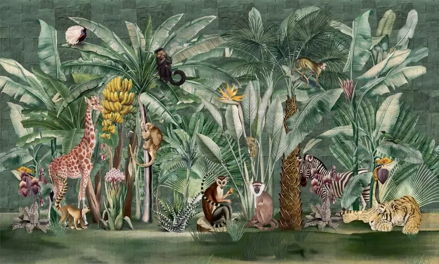 Wonderwall :: Hintergrund Safari grün