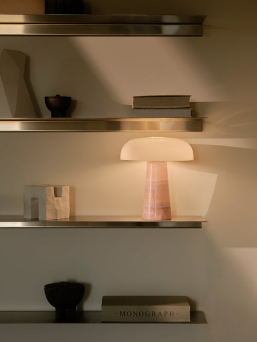 Design For The People :: Glossy Mini Beige Table Lamp