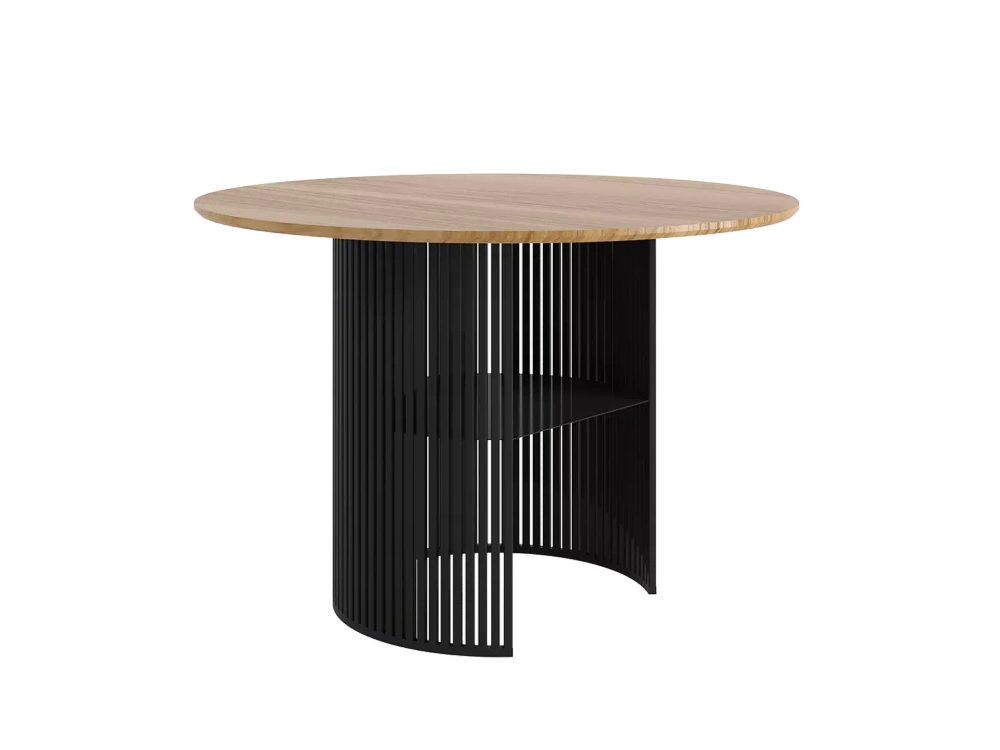 Loft Decora :: Cave round table brown/black dia. 110 cm