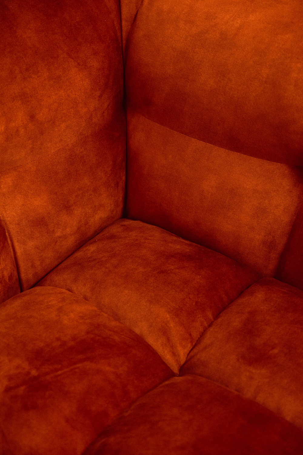 Nordic Line :: Corner sofa / right corner sofa upholstered Michelle brick width 292 cm