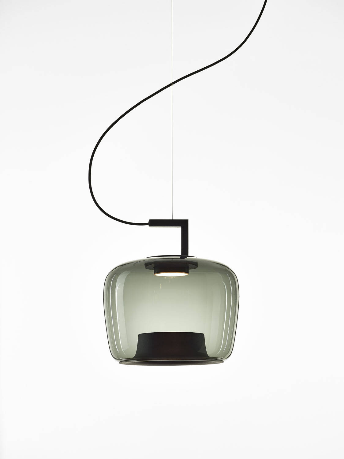 Brokis :: Double medium hanging lamp, height 36.5 cm, gray