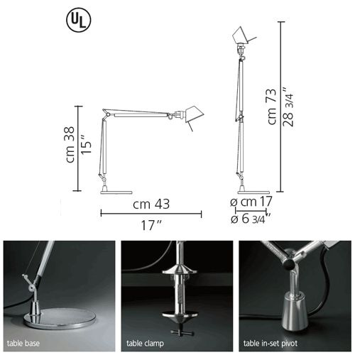 Artemide :: Tolomeo micro polished aluminum