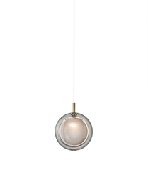 Bomma :: Lampa wisząca Lens single pendant  white