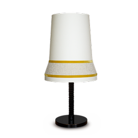 Contardi :: Lampa stołowa Audrey Ta Large wys. 70 cm czarno-biało-żółta