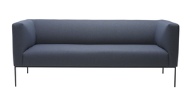 Nordic Line :: Sofa tapicerowana Block szara 195x76x79 cm